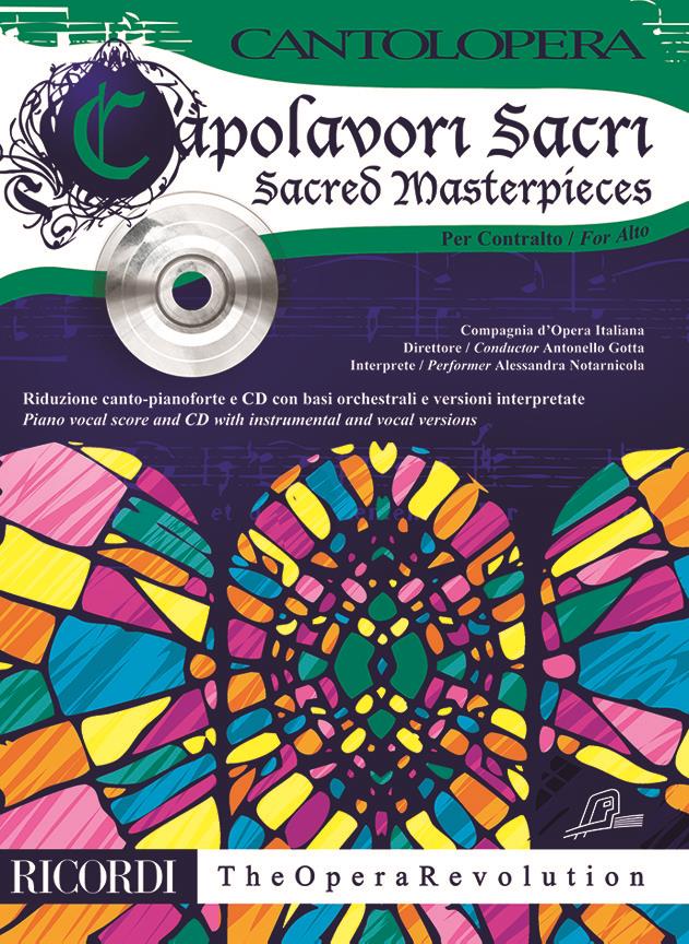 Capolavori Sacri: Sacred Masterpieces For Alto - Contralto - pro zpěv a klavír